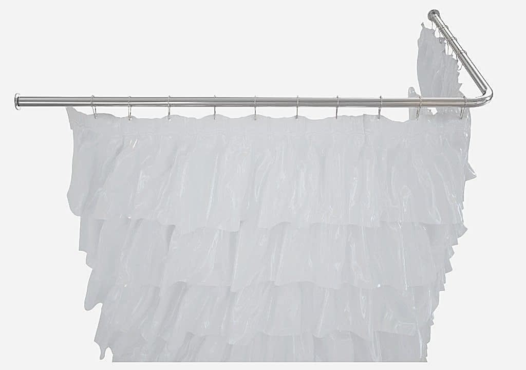 Карнизы для ванной комнаты (штанги для шторы ванны и душа) 