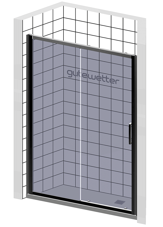 Душевые двери в нишу (двери для душа из стекла) 