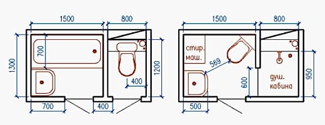 перепланировка ванной комнаты