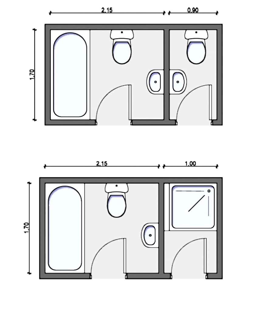 Маленькая ванная комната