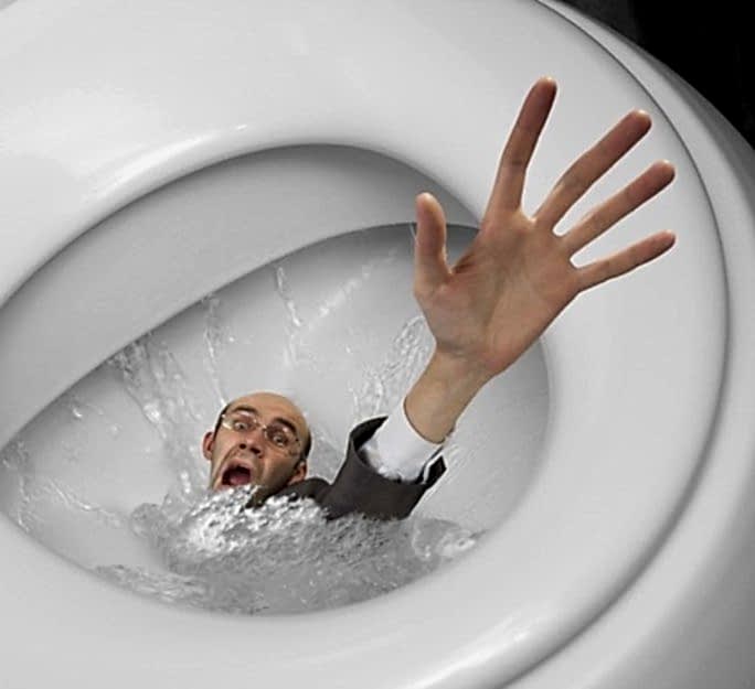 прикол унитаз