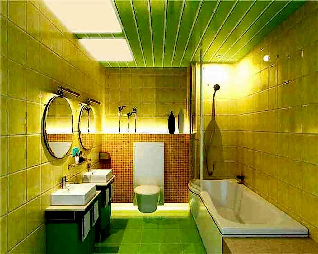 пластиковые панели потолок в ванной 