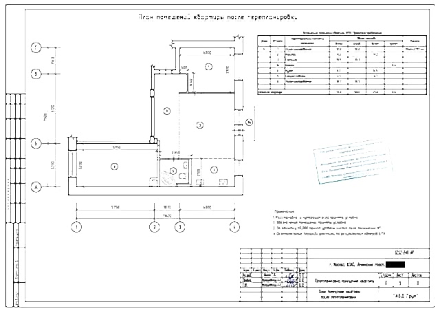 Перепланировка квартиры