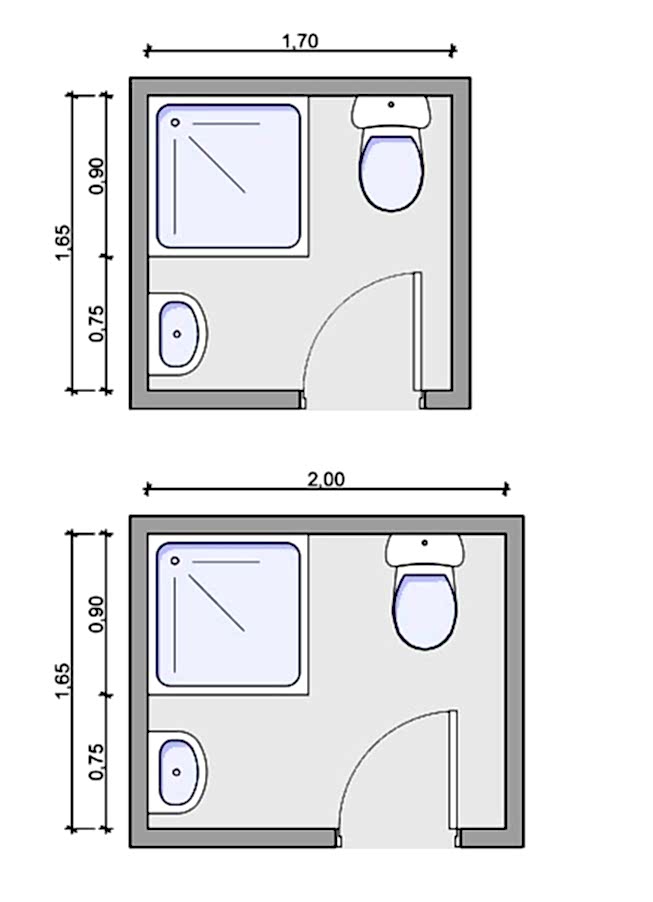 Планировка маленького туалета