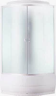 Душевая кабина Aquapulse 4001D fabric white; 80*80*45 (в/п)
