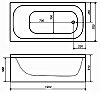 Акриловая ванна Triton Стандарт 120x70 экстра 