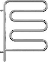 Полотенцесушитель электрический Terminus Ш-образный 450x570 поворотный