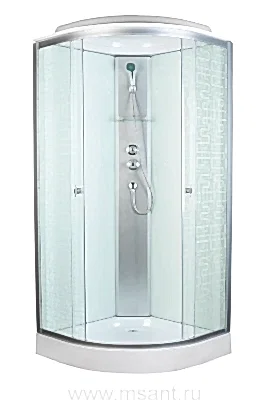 Душевая кабина Aquapulse 4002D square white 90*90*220