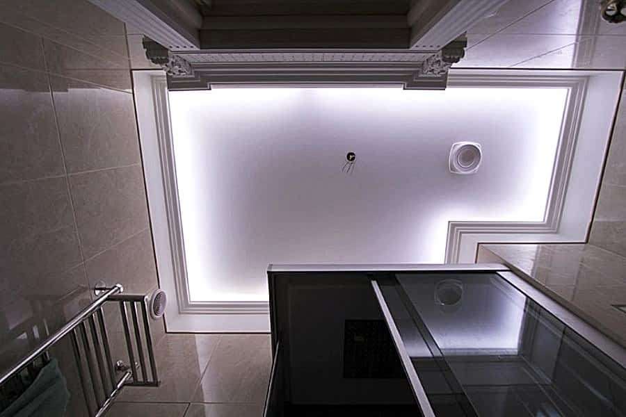 потолок с подсветкой фото 5