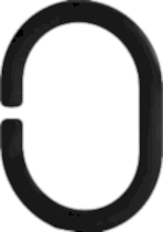 Крючок для шторы IDDIS RID013P черный