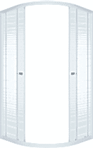 Душевой уголок Triton Стандарт 100х100 А АКВА - ПОЛОСЫ