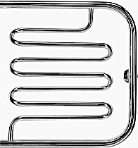 Полотенцесушитель водяной Terminus Фокстрот Лиана 500x600
