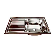 Мойка 80х50 (0,4) прав вып 1 1/2 MIXLINE 16 см