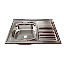 Мойка 80х60 (0,4) лев вып 1 1/2 MIXLINE 16см