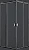 Душевой уголок Veconi Rovigo RV-101B 90x90, профиль черный