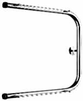 Полотенцесушитель водяной Стилье П-образный 2 полки 500х500 резьба-сгон 1