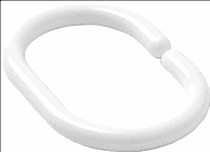 Крючок для шторы Milardo RID011P белый