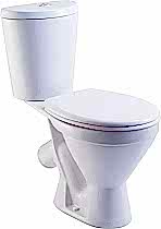 Унитаз-компакт Rosa Элегант белый, нижний подвод, косой выпуск, 1-реж.арматура, сиденье полипропилен