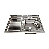 Мойка 80х60 (0,4) прав вып 1 1/2 MIXLINE 16см