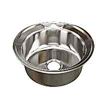 Мойка круг d 51 (0,6) вып 3 1/2 MIXLINE (глуб чаши 17см) с сифоном