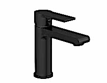 Смеситель Cersanit BRASKO BLACK 63107 для раковины однорычажный черный клик клак