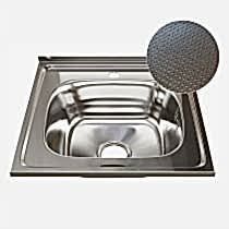 Мойка 50х50 (0,6) вып 3 1/2 MIXLINE 16см с сифоном ДЕКОР